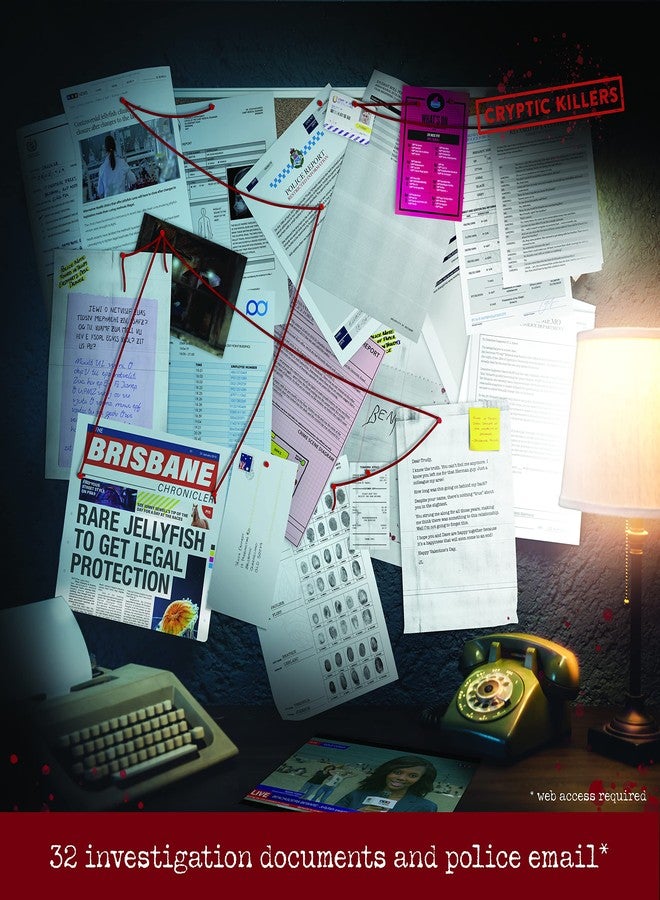 Cryptic Killers Unsolved Murder Mystery Game - Cold Case Files Investigation Detective Clues/Evidence - Solve The Crime - Individuals, Date Nights & Party Groups - Murder of a Marine Biologist - Image 3